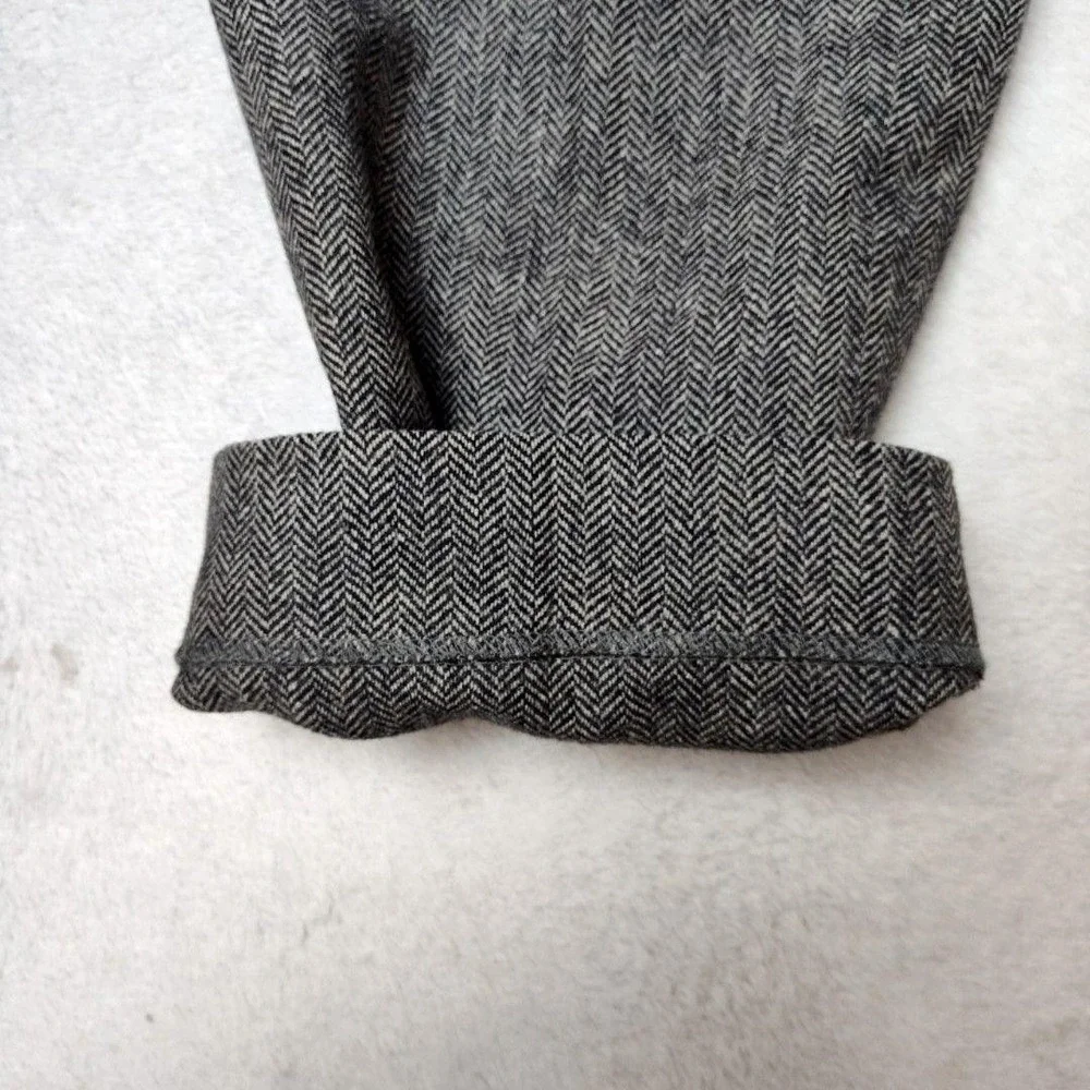 Banana Republic Pants Mens 33x32 Gray Herringbone Tweed Wool Lined Dress Slacks